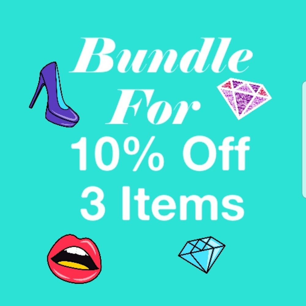 10% off a bundle of 3 or more 🙂🙂